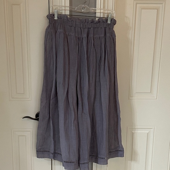 Free People Lavender Culottes with Tie Waist - Picture 3 of 3